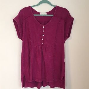 Boho top from Anthropologie
